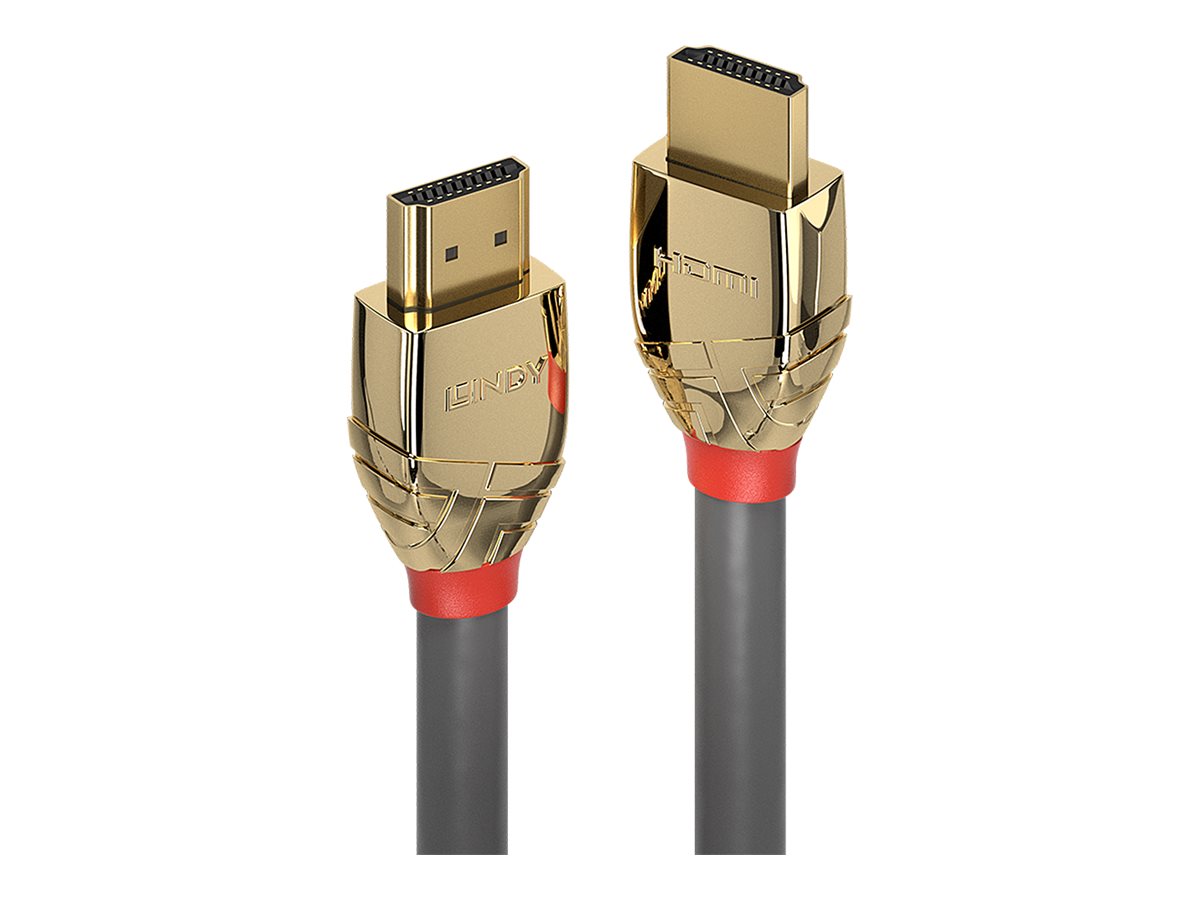 LINDY 2m High Speed HDMI Cable Gold male/male