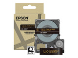 EPSON Metallic Tape Black/Gold 18mm 9m LK-5BKP
