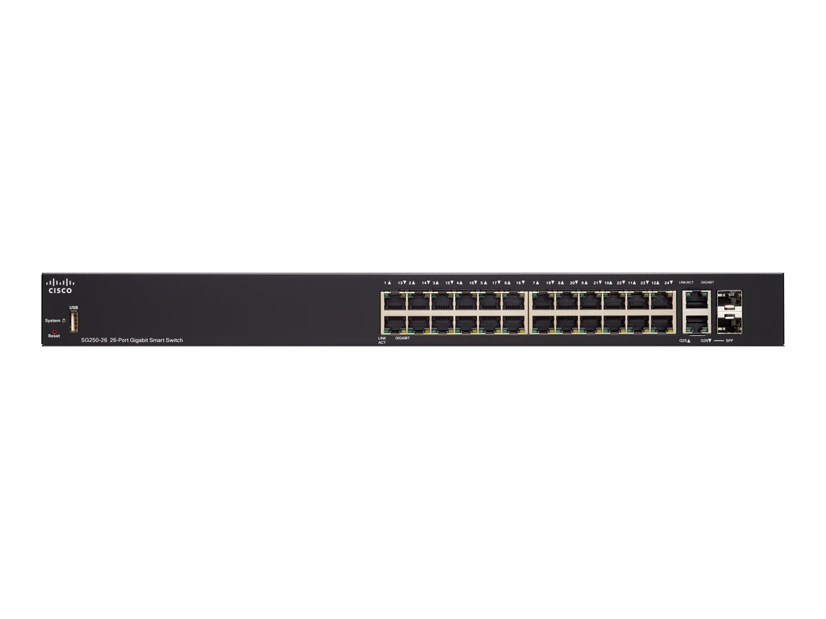 CISCO SG250-26 26port Gigabit Switch REMANUFACTURED