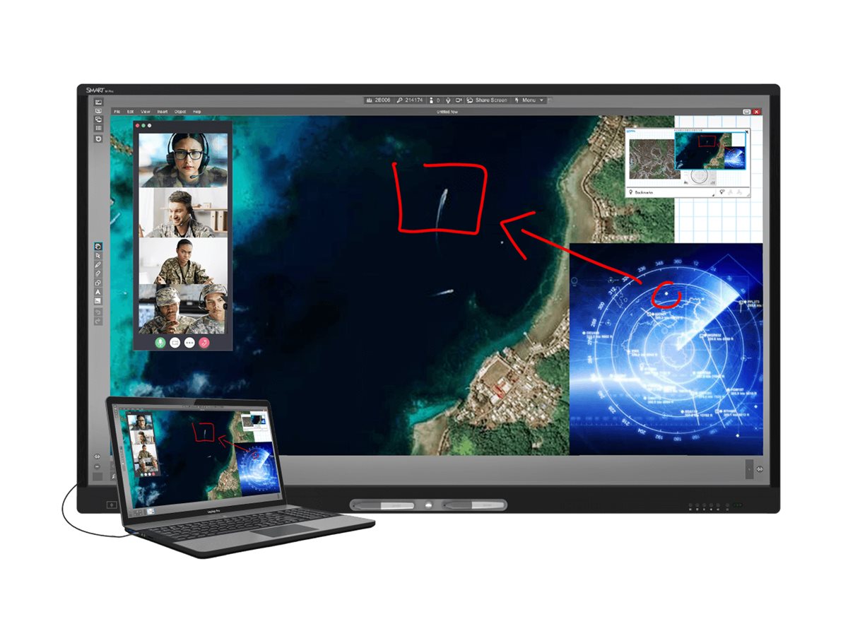 SMART Board M055-V5 55p Pro interactive display high secure TAA