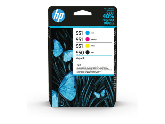 HP 950 Black 951 CMY Original Ink Cartridge 4-Pack