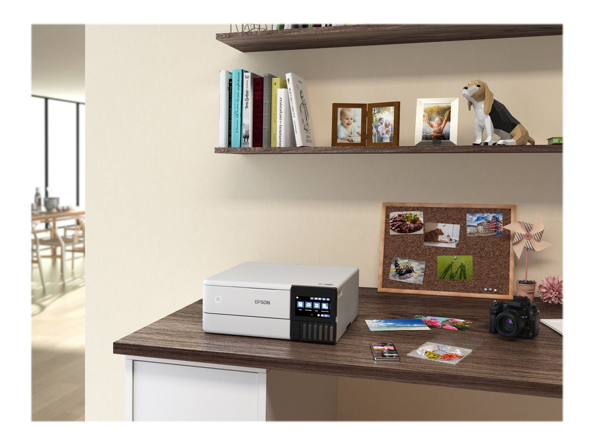 EPSON EcoTank ET-8500 MFP colour ink-jet refillable A4 16ppm print USB LAN USB host Wi-Fi white