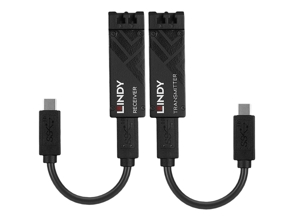 LINDY 100m Fibre Optic USB 3.2 Type C Extender