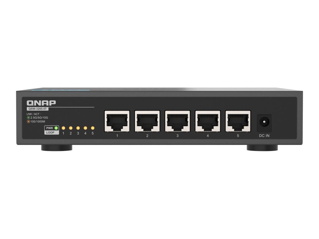 QNAP QSW-3205-5T 5 ports 10GbE RJ45 unmanaged switch
