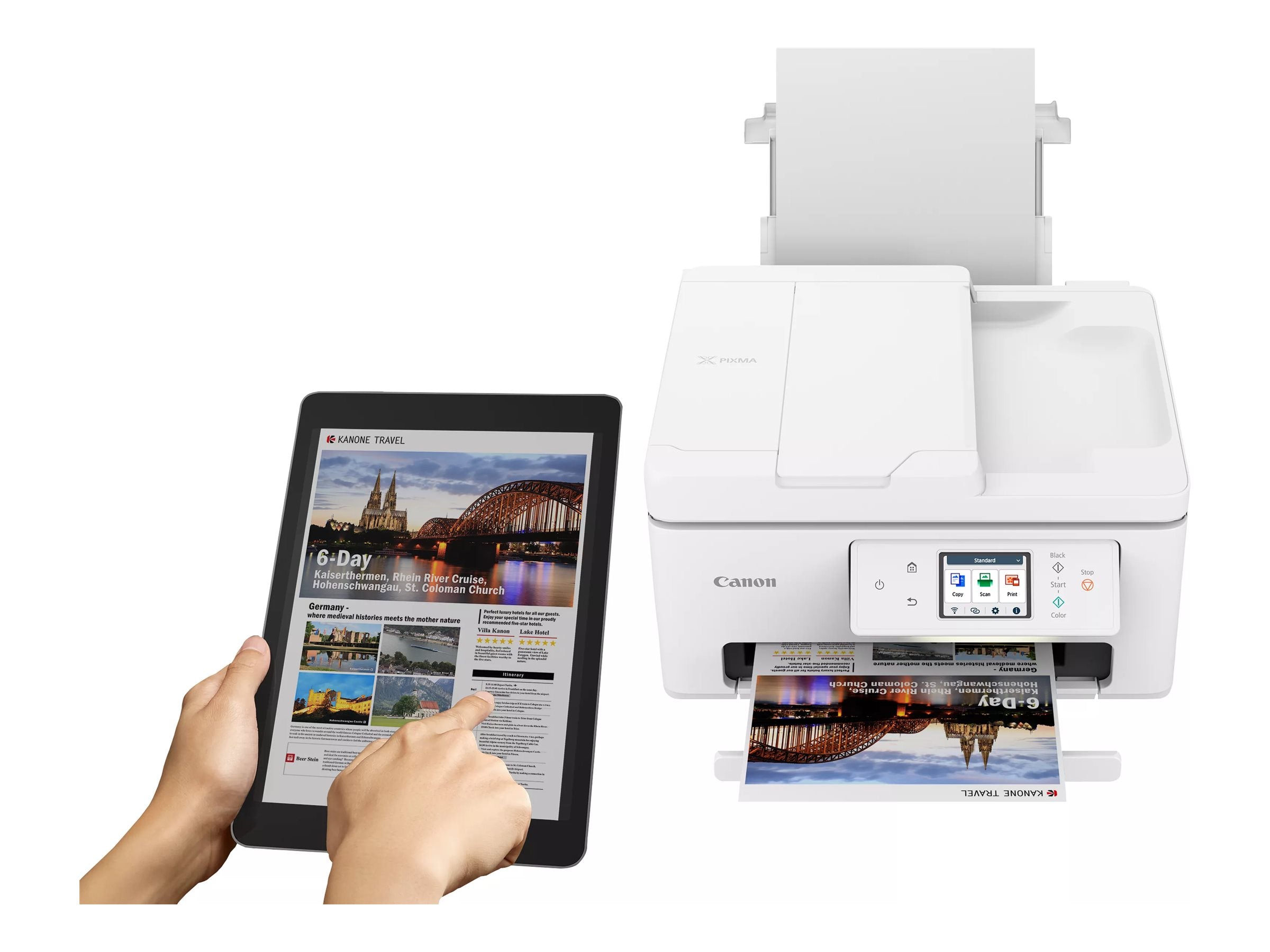 CANON PIXMA TS7750i MFP colour inkjet A4 15ipm Print 200sheets USB Wi-Fi