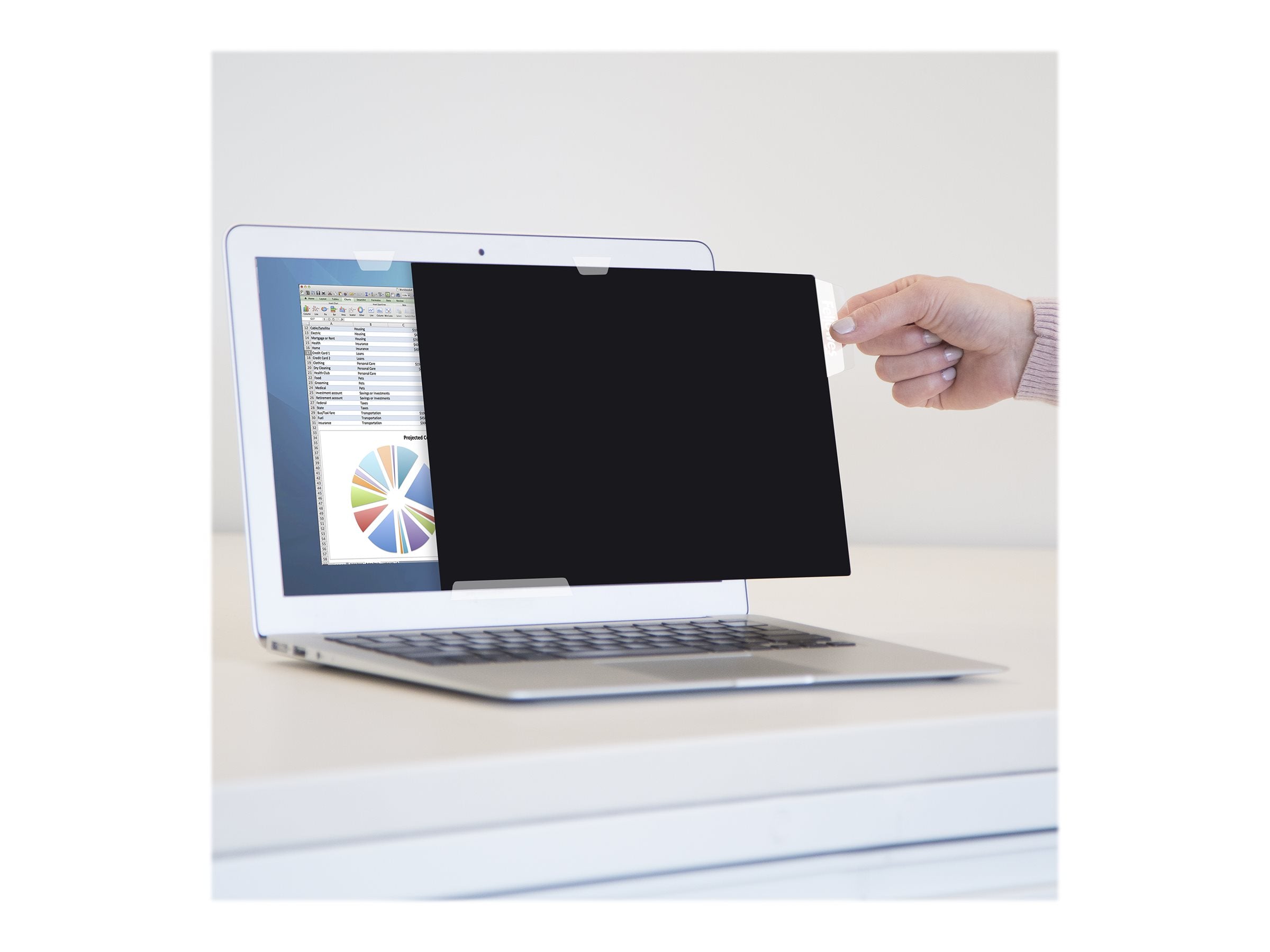 FELLOWES 14IN W FILTRE PRIVASCREEN