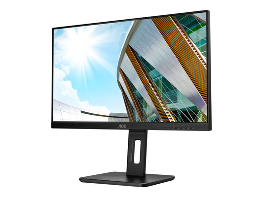 AOC 24P2Q 23.8p 1920x1080 FHD IPS 250cd/m2 1000:1 4ms HDMI DVI DisplayPort VGA HP noir