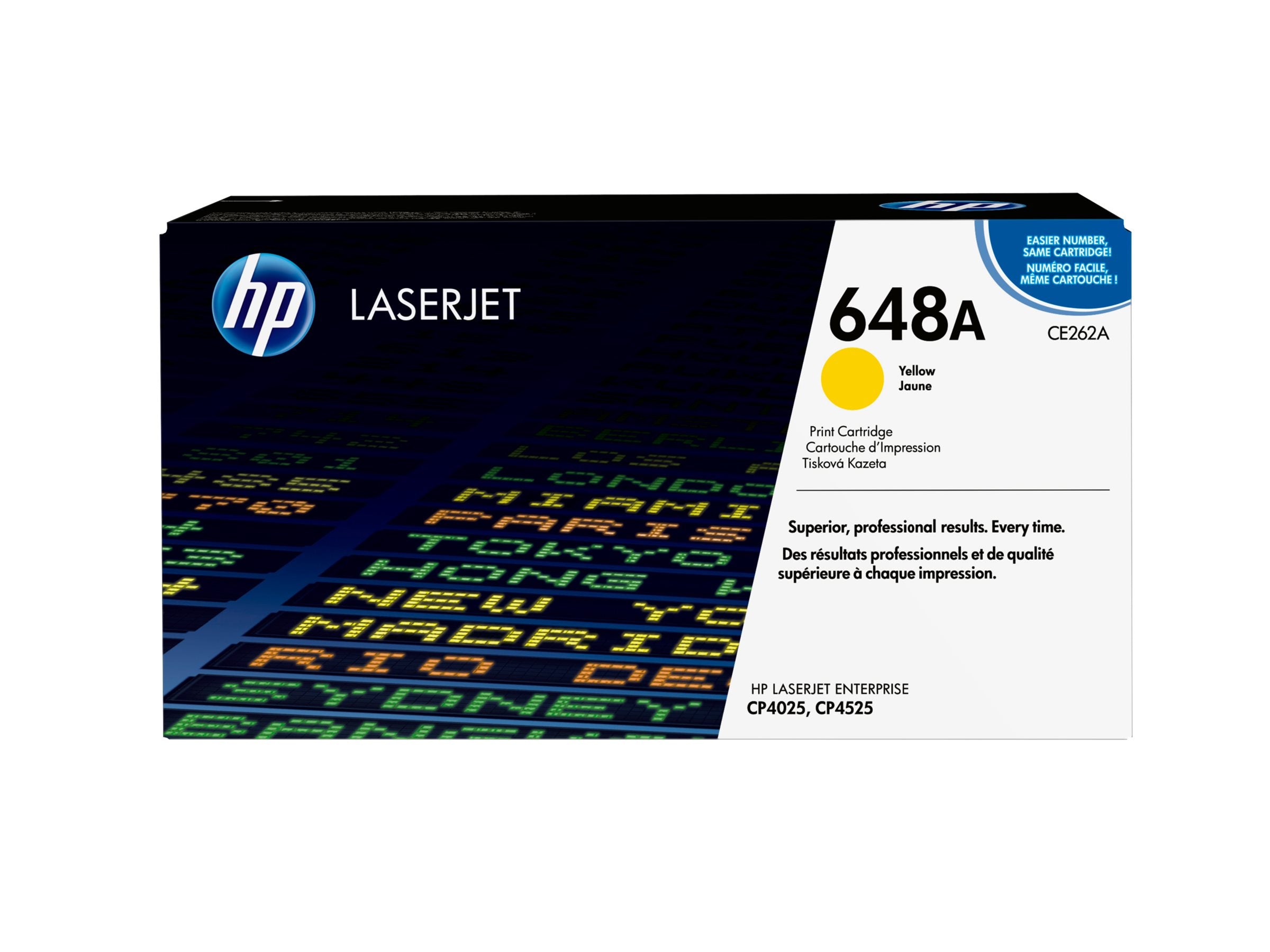 HP 648A original Color LaserJet Toner cartridge CE262A yellow standard capacity 11.000 pages 1-pack