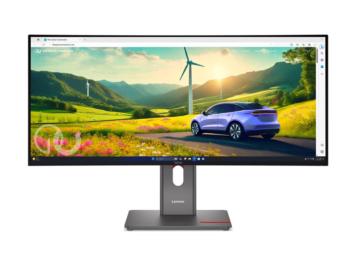 LENOVO ThinkVision P27QD-40 LED Écran 27p 2560x1440 QHD 120Hz IPS 350cd/m2 1500:1 4ms HDMI DisplayPort DaisyChain USB-C Dock