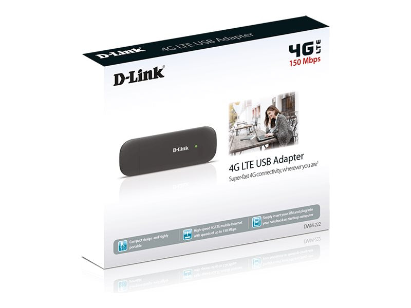 D-LINK 4G LTE USB Adapter (Cat4)