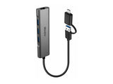 LINDY USB 3.2 Gen 1 Hub & Gigabit Ethernet Converter