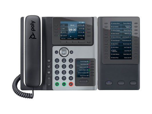 HP Poly Edge E400 IP Phone and PoE-enabled