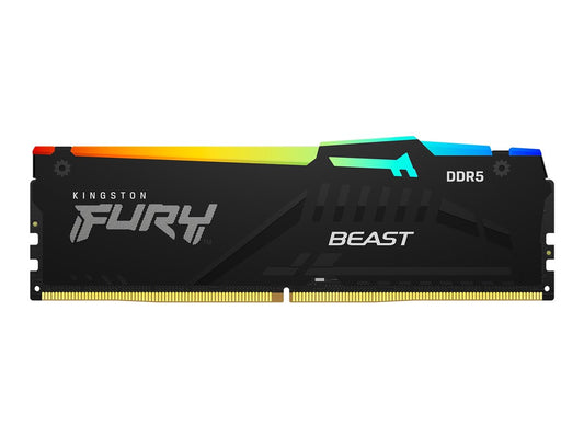 KINGSTON 128Go 5600MT/s DDR5 CL40 DIMM Kit of 2 FURY Beast RGB