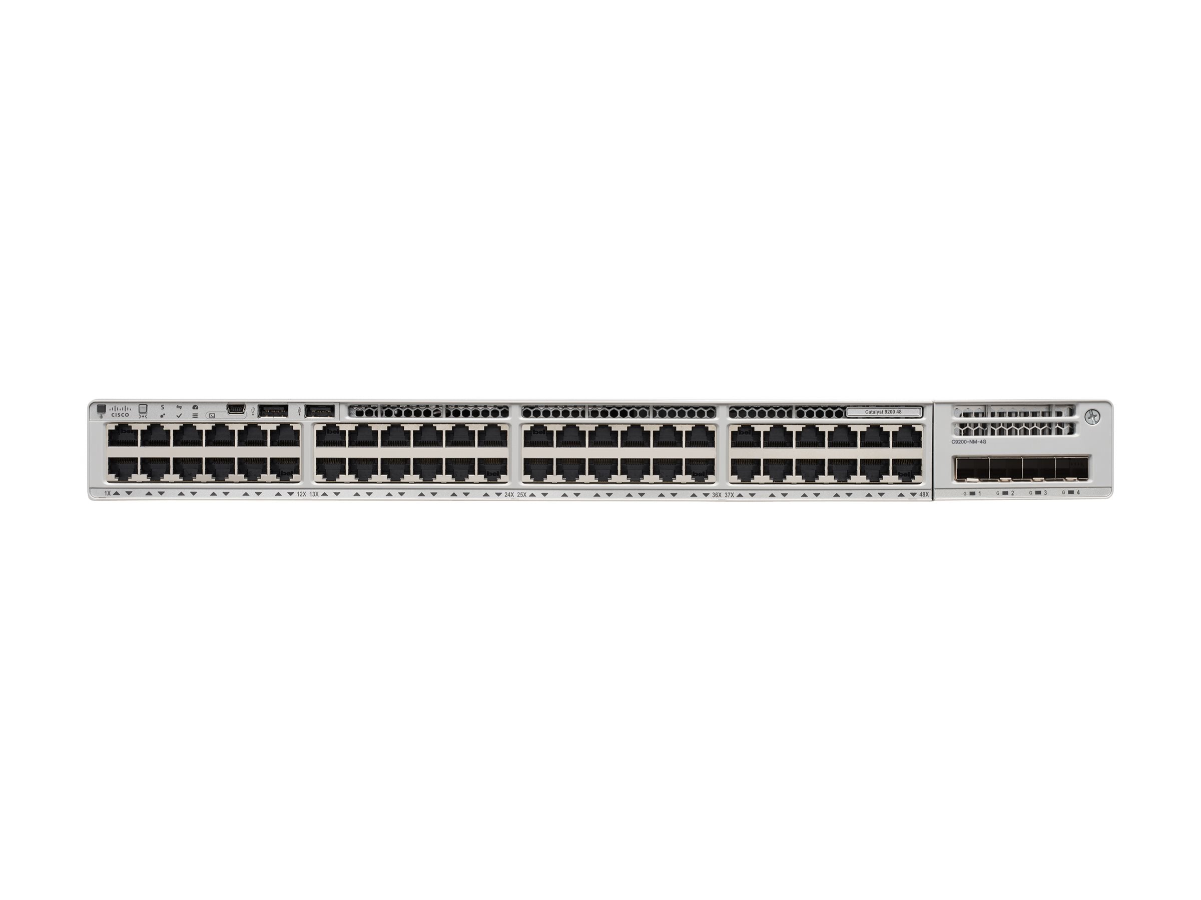 CISCO Catalyst 9200 48-port data only Network Advantage DNA subscription required