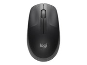 LOGITECH M190 Mouse optical 3 buttons wireless USB wireless receiver charcoal
