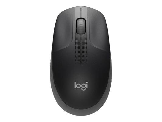LOGITECH M190 Mouse optical 3 buttons wireless USB wireless receiver charcoal
