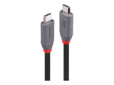 LINDY 1.5m USB 4 240W Type C Cable Anthra Line