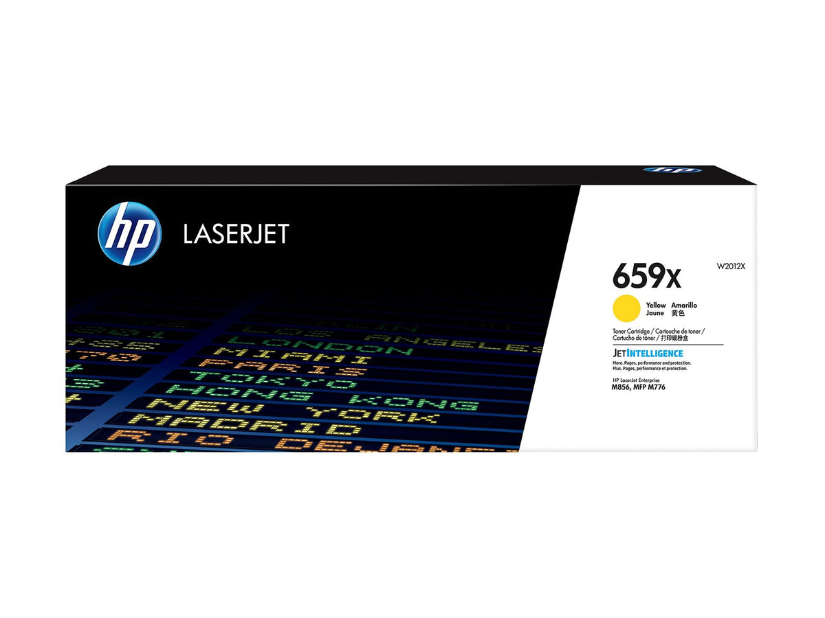 HP 659X High Yield Yellow Original LaserJet Toner Cartridge