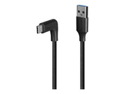 LINDY 0.5m USB 3.2 Type A to C Cable 90 Right Angle
