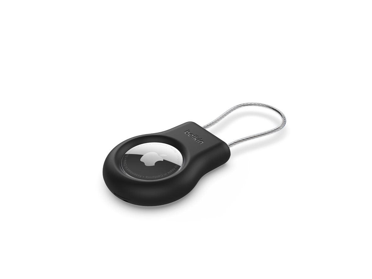 BELKIN Secure Holder with Wire Cable for Airtag Black