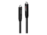 LINDY 10m USB 3.2 Gen 2 and DP 1.4 Type C Hybrid Cable