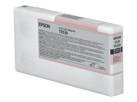 EPSON 5LB T6536 ink cartridge vivid light magenta standard capacity 200ml