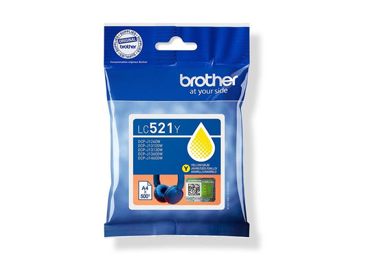 BROTHER Yellow ink cartridge yield up to 500 pages