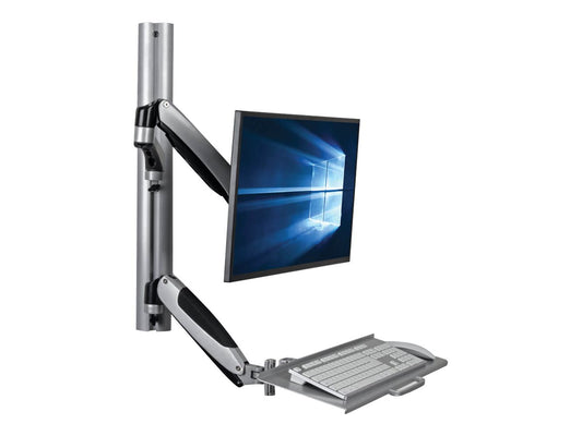 EATON TRIPPLITE Adjustable-Height Wall-Mount Sit-Stand Workstation Single-Display