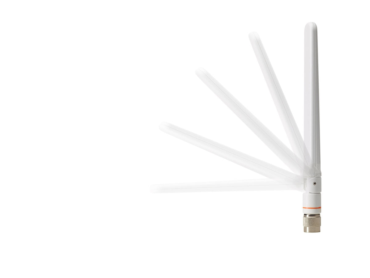 CISCO 2.4 GHz 2 dBi/5 GHz 4 dBi Dipole Ant. White RP-TNC