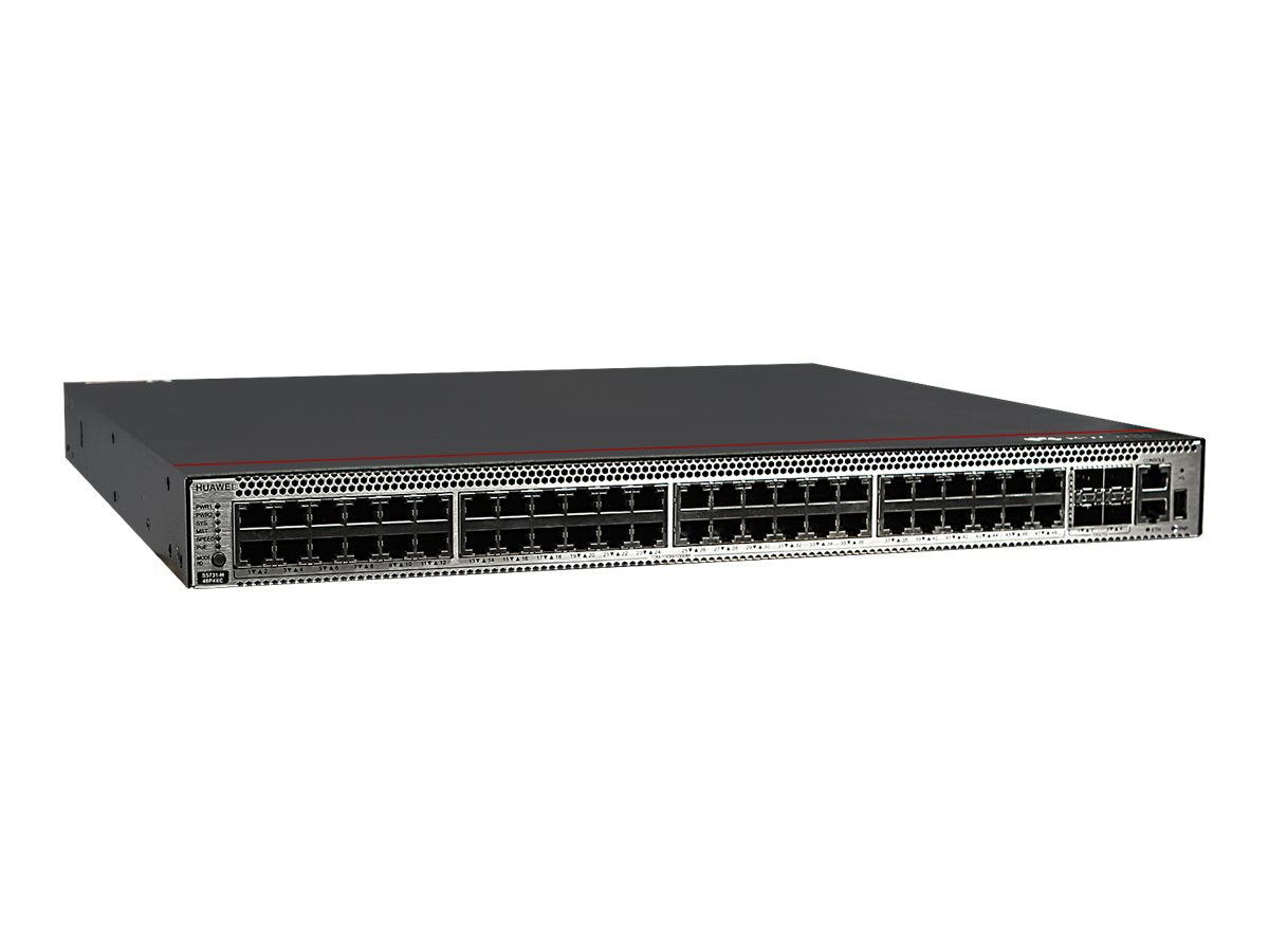 HUAWEI 02352SVD-003-S5731-H48P4XC 48x10/100/1000BASE-T ports 4x10GE SFP+ ports 1xexpansion slot PoE+ without power module