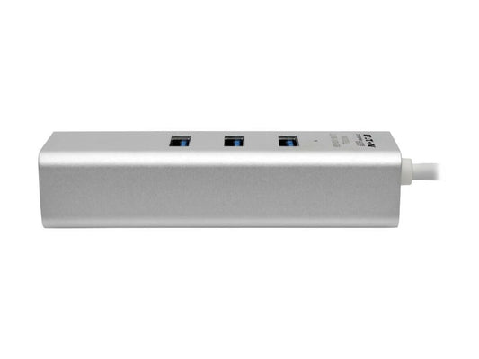 EATON TRIPPLITE USB 3.0 SuperSpeed to Gigabit Ethernet NIC Network Adapter with 3 Port USB 3.0 Hub