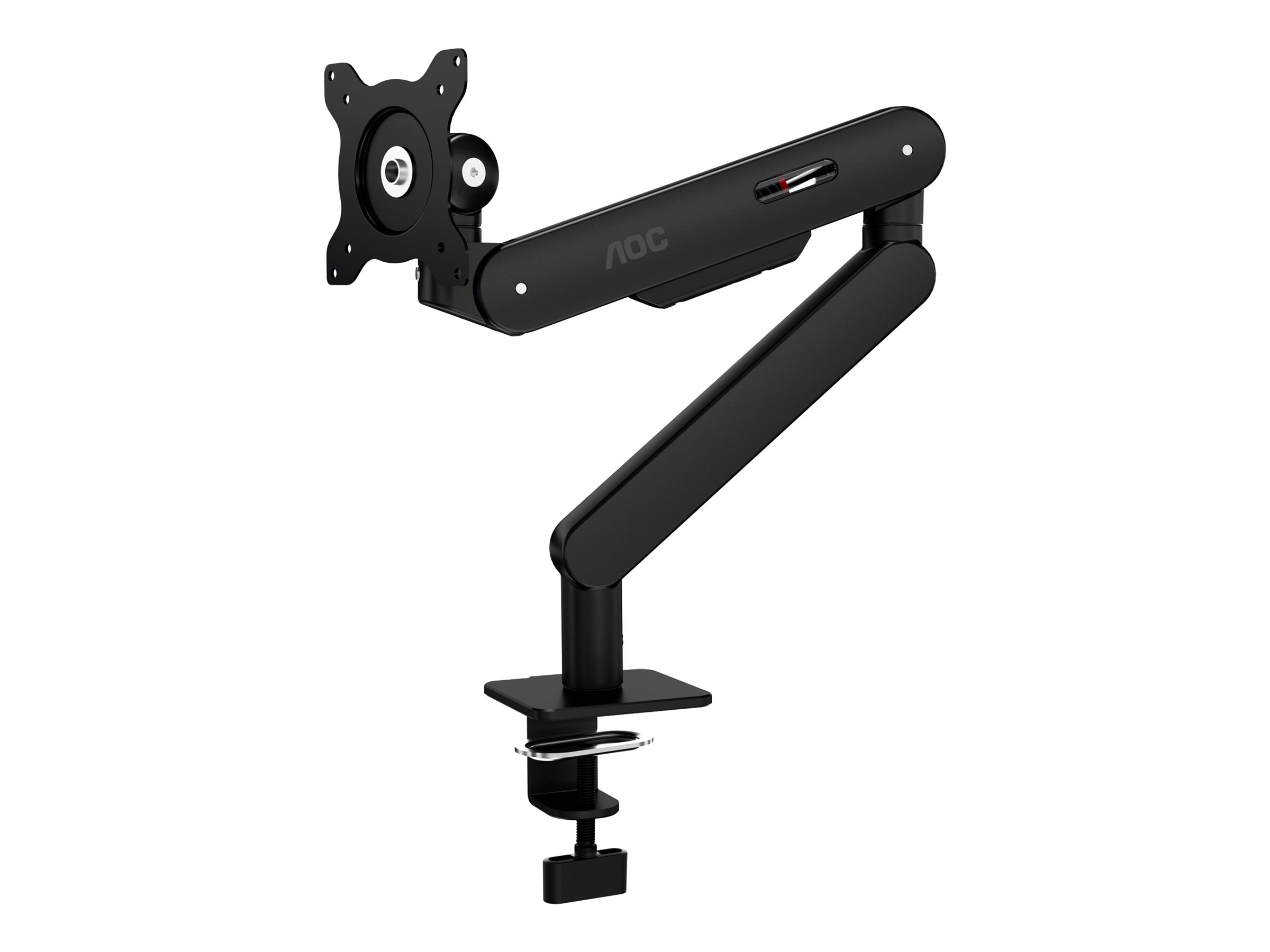 AOC AM400 bras réglable - pour écran plat - alliage d'aluminium - noir - Taille d'écran : 17"-34" - montrable sur bureau