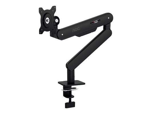 AOC AM400 bras réglable - pour écran plat - alliage d'aluminium - noir - Taille d'écran : 17"-34" - montrable sur bureau