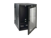 EATON TRIPPLITE 18U Wall Mount Rack Enclosure Server Cabinet w Hinged Acrylic Window Rack cabinet wall mountable Black 18U 19