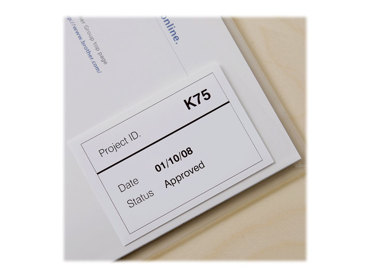 BROTHER P-TOUCH DK-22212 blanc continue length film 62mm x 15.24m