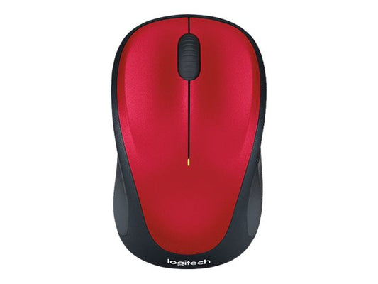 LOGITECH M235 Mouse optical wireless 2.4 GHz USB wireless receiver red