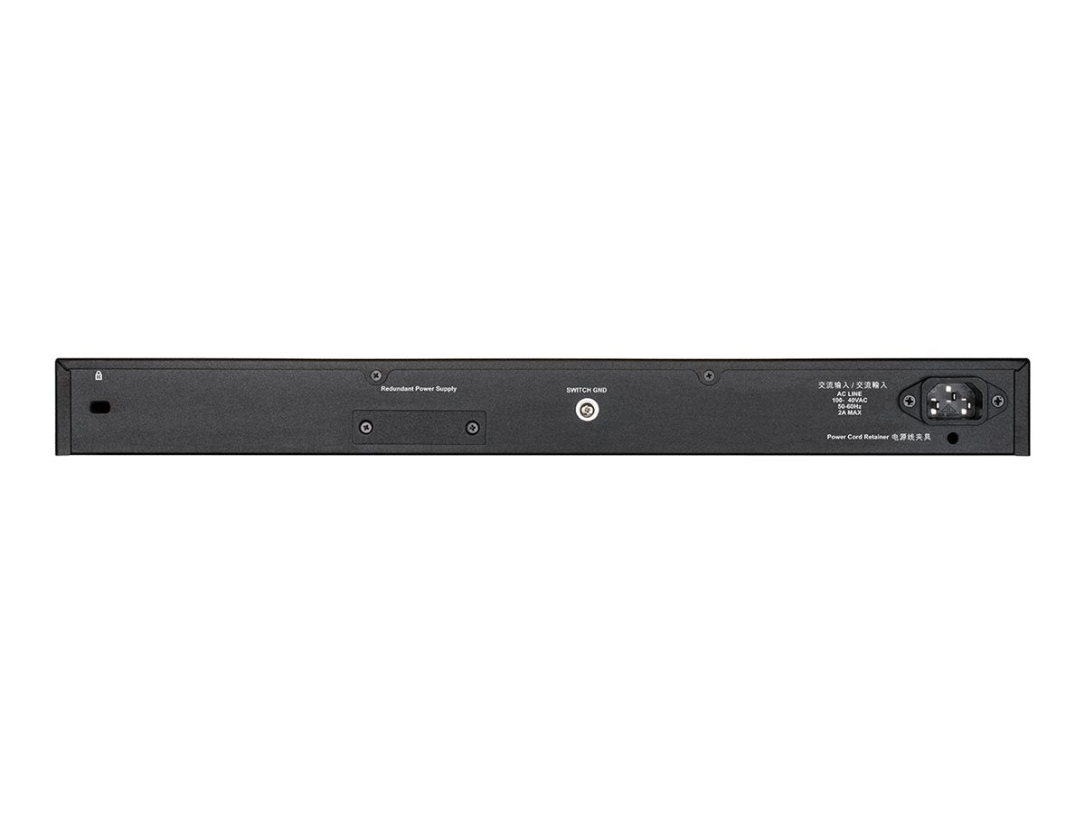 D-LINK L3 Light Switch 24 SFP ports & 2 10GBASE-T ports & 4 10GbE SFP+ Ports Physical Stack Up To 9 Units