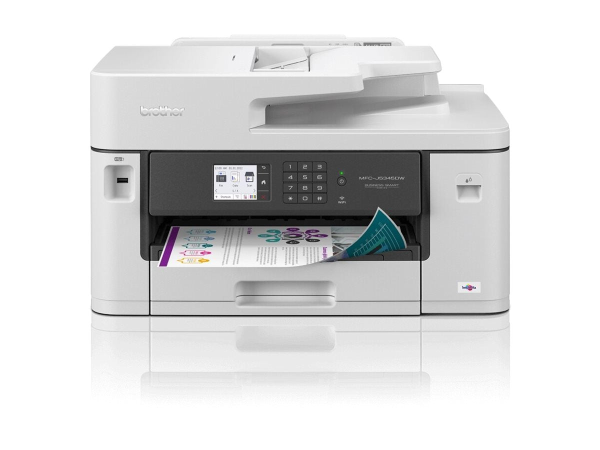 BROTHER Imprimante multifonction jet dencre couleur professionnelle 4-en-1 Business Smart impression jusquau format A3 28ipm ISO