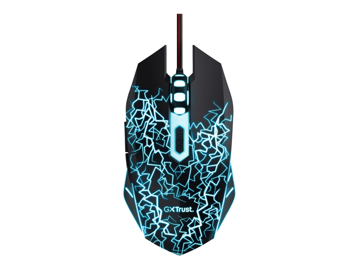 TRUST Souris gaming filaire IZZA rétroéclairée - Noire