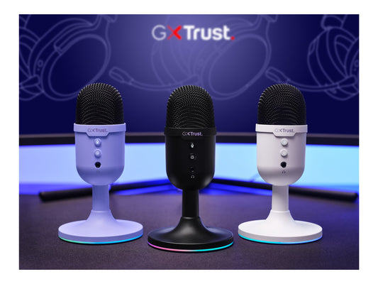 TRUST Microphone streaming YUNIX - White