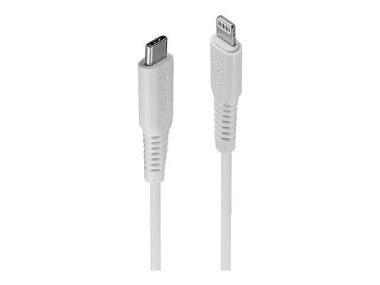 LINDY 3m USB C to Lightning Cable White