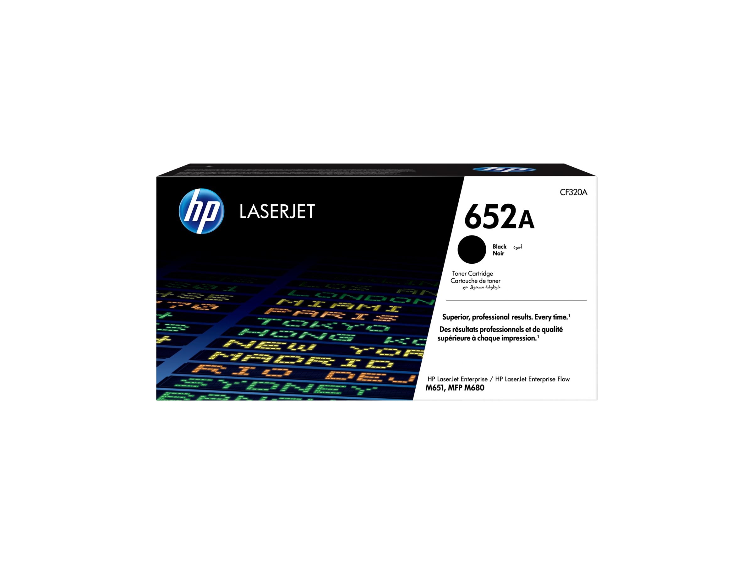 HP 652A original Toner cartridge CF320A black standard capacity 11.500 pages 1-pack