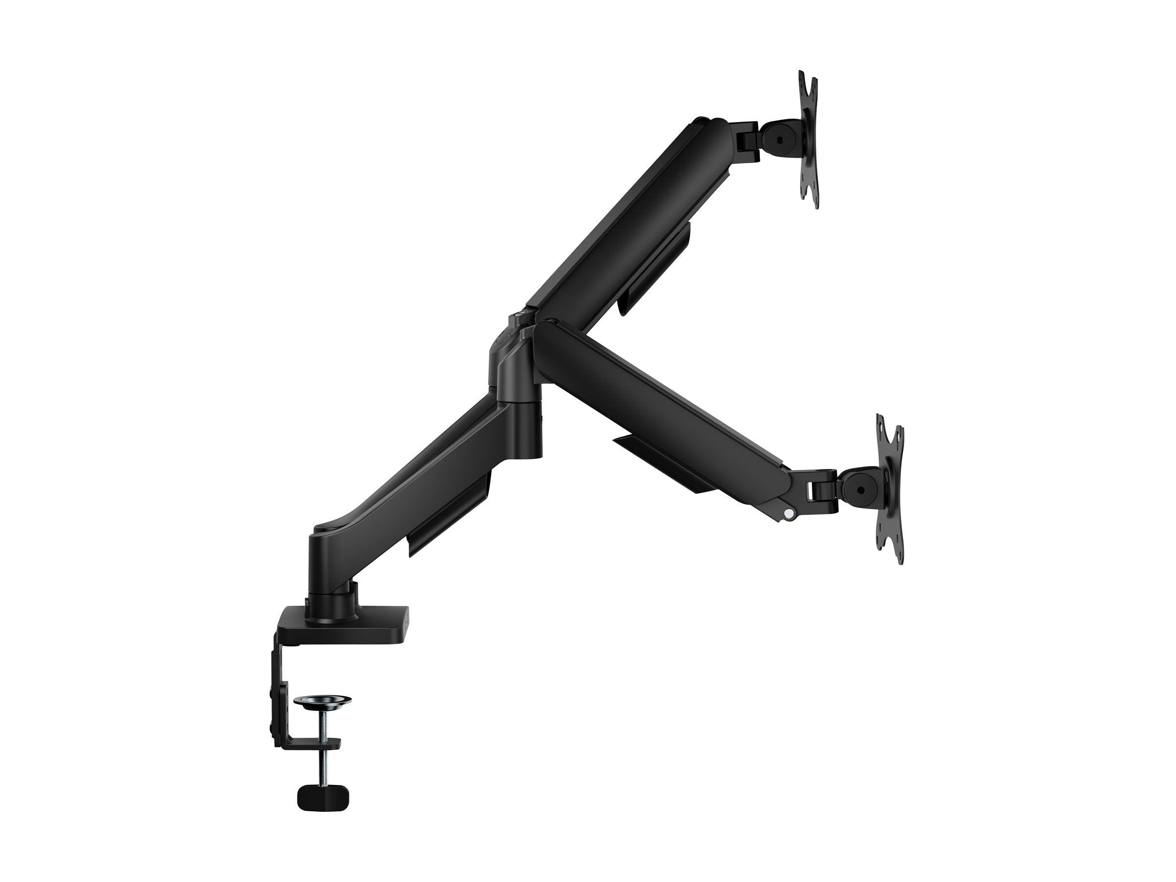 TNB ERGO - Double arm mechanical monitor stand - black