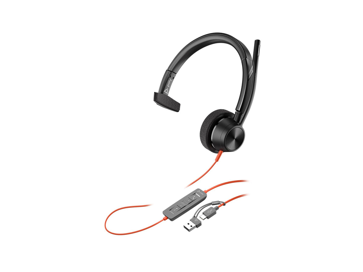 Poly BW 3310 Mono USB-C HS+USB-C/A