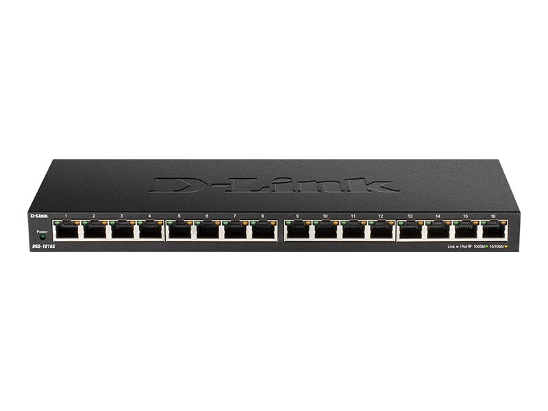 16-Port 10/100/1000Mbps Unmanaged Gigabi