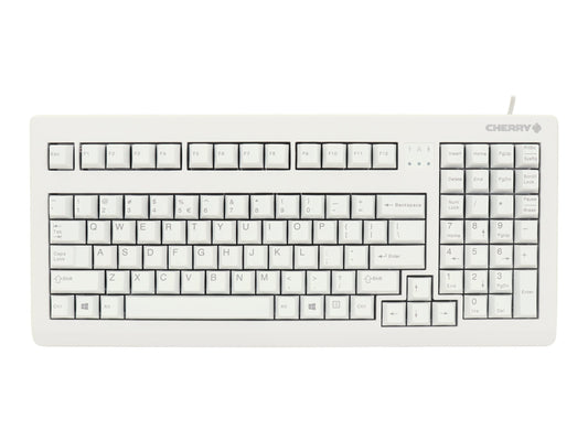 CHERRY 19Z Compact Keyboard USB grey (US)