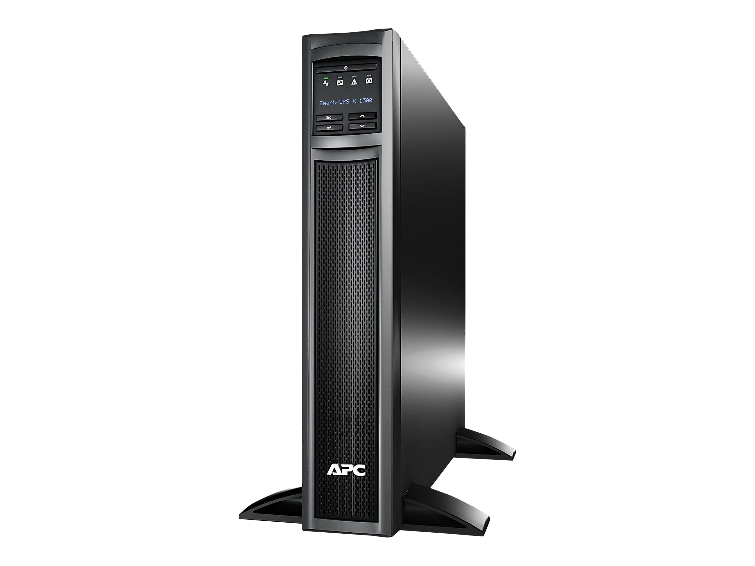 APC Smart-UPS X 1500 Rack/Tower LCD UPS Rack AC 230V 1200Watt 1500VA Ethernet RS-232 USB output connectors 8 2U Black