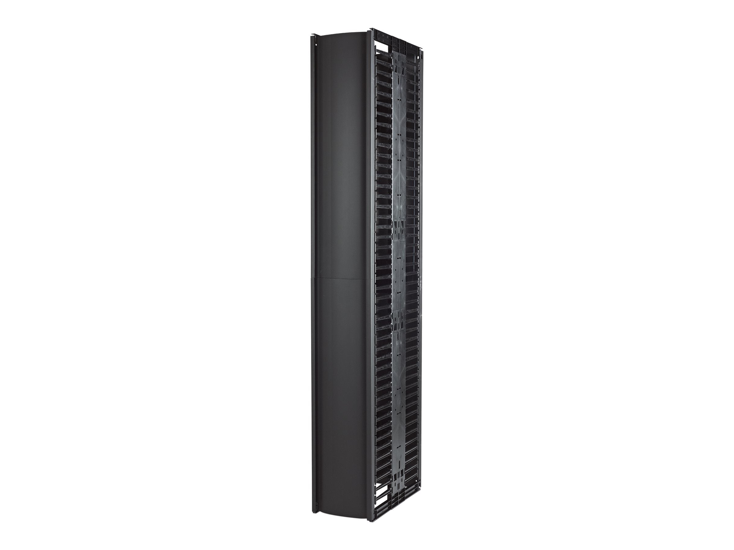 APC ValueLine Vertical Cable Manag 2 and 4 Post Racks 84p H X 12inch W Double-Sided with Doors