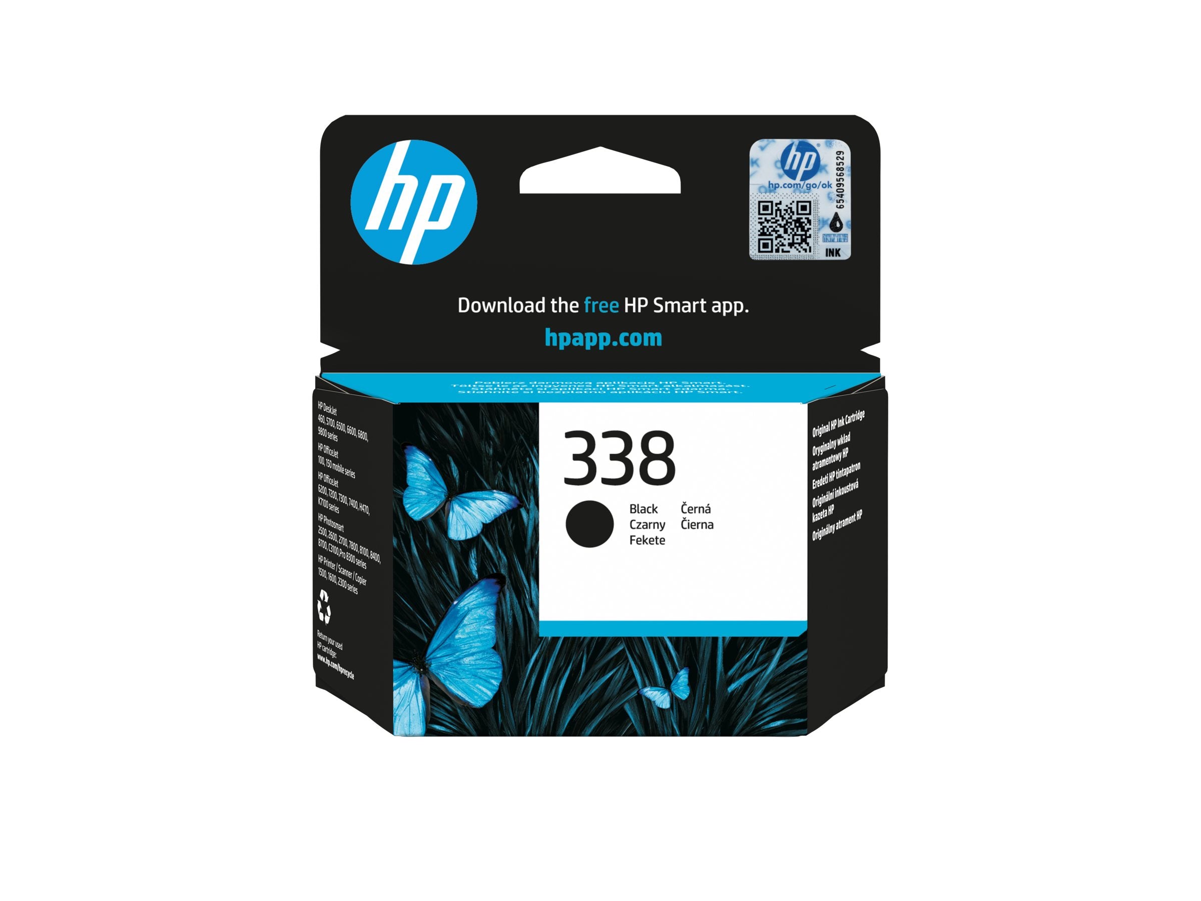 HP 338 original Ink cartridge C8765EE UUS black standard capacity 11ml 450 pages 1-pack
