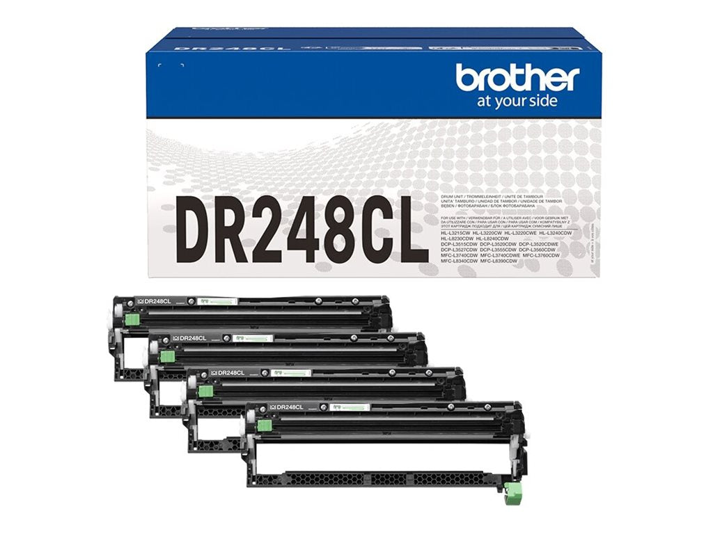 BROTHER DR248CL DRUM PACK FOR FCL 1x BK/C/M/Y Prints 15.000 pages